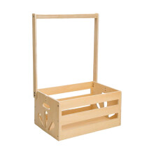 Baby Shower Organizer Closet - Wooden Baby Shower Storage Basket, Ample Interior Space For Bathroom, Bedroom, Nursery