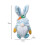 (Blue) Easter Rabbit Gnome Plush Doll Home Decor Easter Ornaments 3