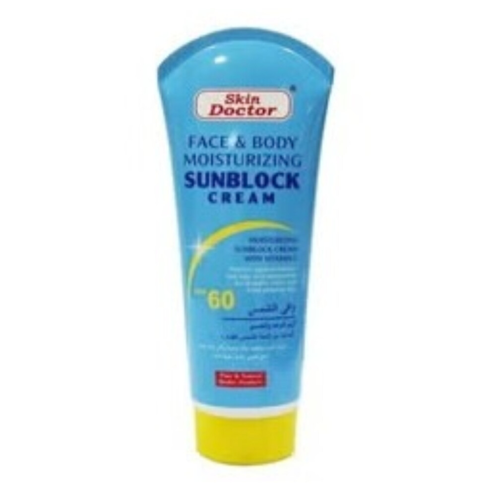 Cream Skin Doctor Dual-Protection Body And Face Sunblock Spf 60 170G For Comprehensive Uv Defense
