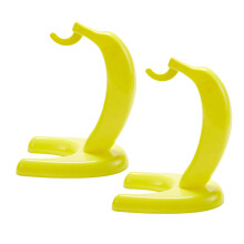 2 kunststoff pflanzenfrucht-halterung bananenförmig zum hängen