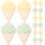 16 papp eiscreme teller dessert kuchen partyteller für eisdesserts 1