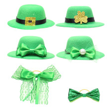 1 satz st. patricks day weinflaschendekorationen mit mini-