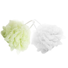 2St Groen Badbloem Pe Douche Scrubber Praktisch En Comfortabel