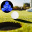 6PCS Synthetischer Gummi LED Leuchtender Golfball 10