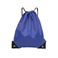 (black) Waterproof Foldable Gym Bag Fitness Backpack Drawstring Shop Pocket Hiking Camping Beach Swimming Men Women Sports Bags