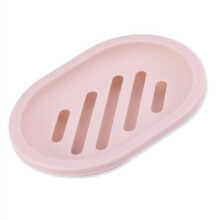 (4pcs, Pink) 1/4 Pcs Soap Dish Bathroom Soap Plastic Drain Rack Soap Holder