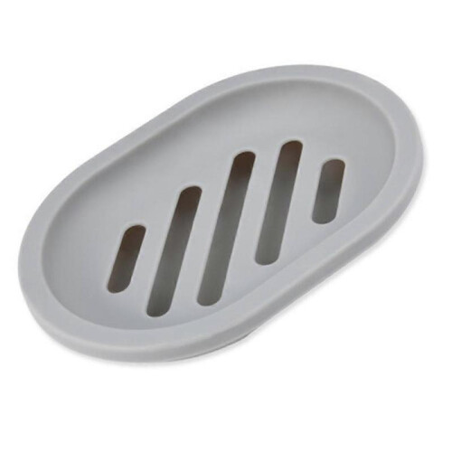 (1pcs, Grey) 1/4 Pcs Soap Dish Bathroom Soap Plastic Drain Rack Soap Holder