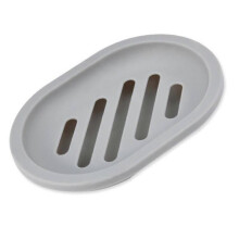 (4pcs, Grey) 1/4 Pcs Soap Dish Bathroom Soap Plastic Drain Rack Soap Holder