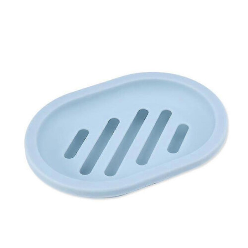 (1pcs, Light  Blue) 1/4 Pcs Soap Dish Bathroom Soap Plastic Drain Rack Soap Holder 2