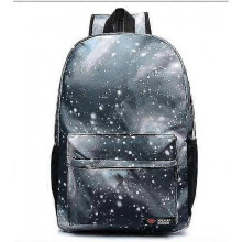 (Starry  black) 3d Galaxy Print Backpack Girls Boys Rucksack Travel Bookbag School