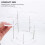 Jewelry Display Stand Clear Riser Desktop Ring Rack Shelf Organizer 8