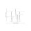 Jewelry Display Stand Clear Riser Desktop Ring Rack Shelf Organizer 3