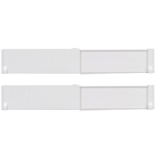 Drawer Separators Board Abs Transparent 2pcs 8.5x1.5x29.5cm