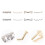 8Paren Paar Decoratieve Schoenveter Clips 4