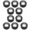 10Sets Black Empty Eyeshadow Boxes Ps Aluminum Portable Storage Cases 2