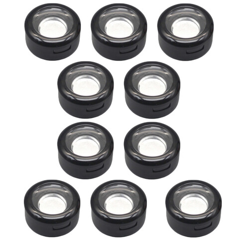 10Sets Black Empty Eyeshadow Boxes Ps Aluminum Portable Storage Cases 1