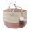 Living And Home Rope Laundry Basket Blanket Toys Storage Hamper Folding Clothes Bin 4