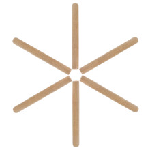 6 holzgriffe für , hammer- und spatenstiel, 28 cm