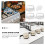 3St Kinderveilig Stove Knop Bescherming Hittebestendig Wit 7