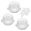 3St Kinderveilig Stove Knop Bescherming Hittebestendig Wit 1
