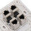 Cat 6 Ethernet-Wandplatte, 4-Port-Buchse auf 15