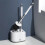 Living And Home Toilet Bowl Silicone and Nylon Brushes Combo Set 1