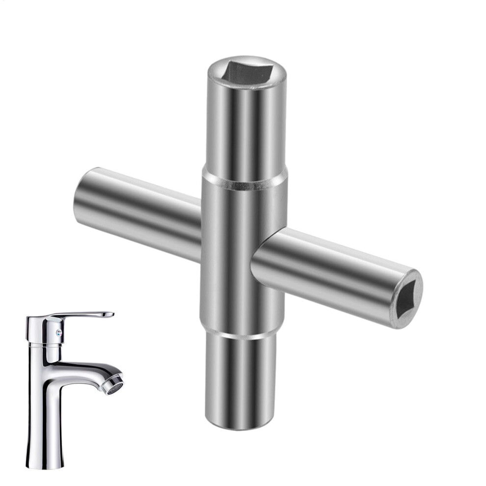 Key Wrench Multifunction Utility Key, Cross Water Wrench, Tap Wrench, Sleeve Socket Wrench For Valve Spigots 9084446158281