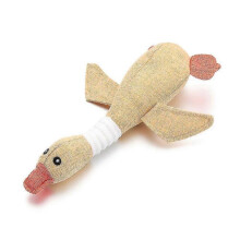 (Beige) Chew Duck Toys For Puppy