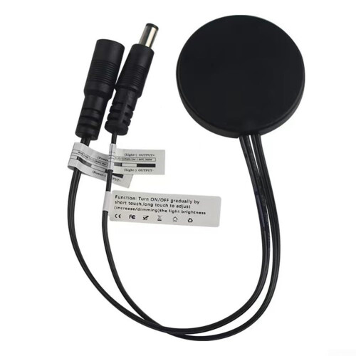 Dimming Controller ABS Material For LED Lighting In Living Rooms Black