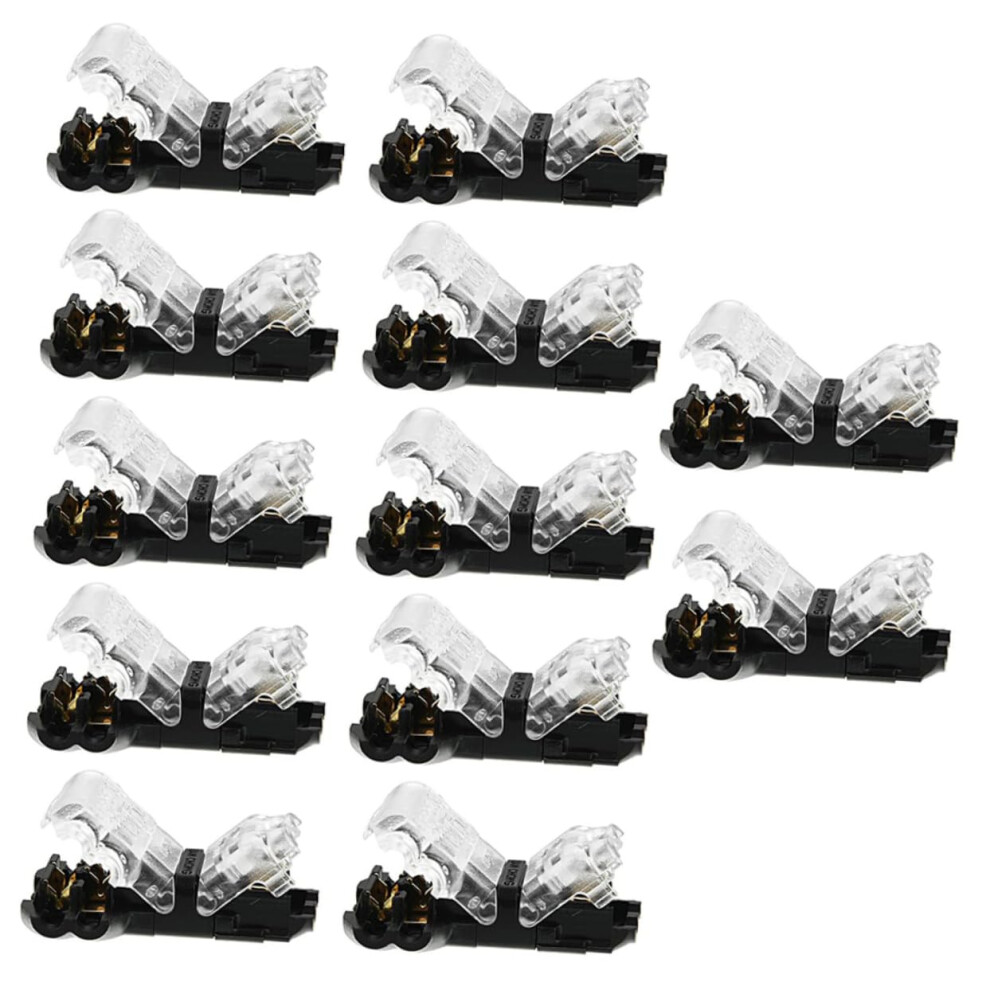 Wire Connector 12-Piece Set For Low-Voltage Wiring, Pin-Way Style, Compact Cable Connector, Easy-To-Use Wire Splicer 9354506011567