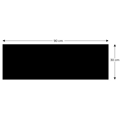 Frameless SLIMboard Magnetic Chalkboard 90x30 cm 1