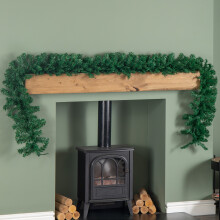 2.7m Green Christmas Garland with 260 Tips