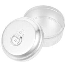 1Boîte Bento Aluminium Argentée Multifonction Pour Bureau Plein Air