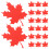 20 -ausschnitte glitzerpapier, ahornblatt- 7