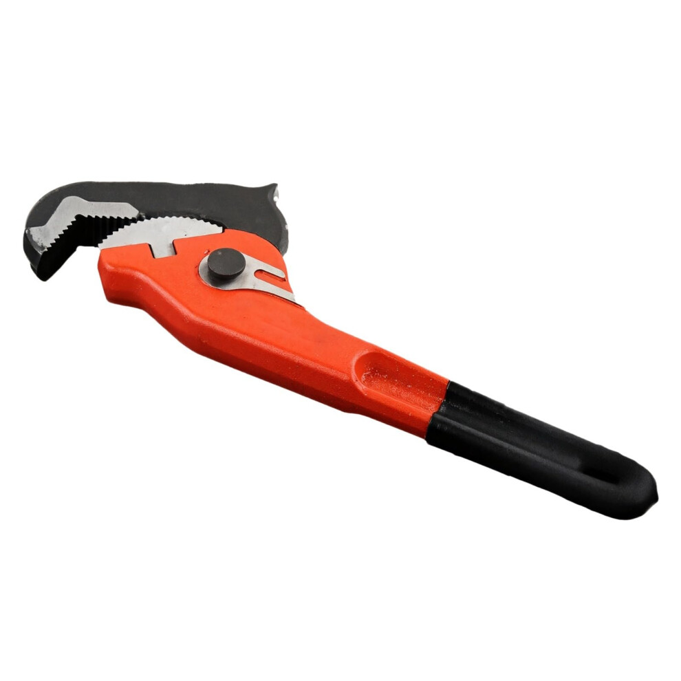 10-Inch Heavy-Duty Self-Adjusting Ratchet Wrench Carbon Steel 0.6-1.5-Inch Range Plumbing Tool For Craftsmen & Plumbers 9393856059287