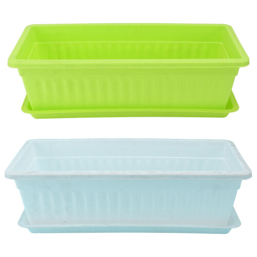 2 sets kunststoff pflanzgefäße für gemüseanbau 2