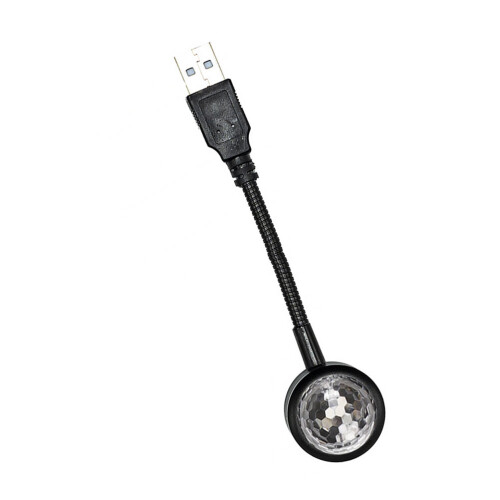 1USB Projecteur Étoile À Haute Luminosité Noir