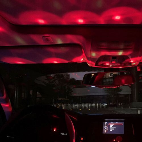 1USB Projecteur Étoile À Haute Luminosité Noir 2