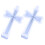 2pcs silicone cross necklace pendant mold for epoxy casting 6
