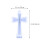 2pcs silicone cross necklace pendant mold for epoxy casting 2