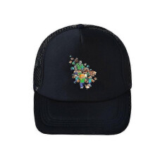 (C) Minecraft Summer Snapback Baseball Cap Kids Boys Girls Outdoor Breathable Sports Sun Hat