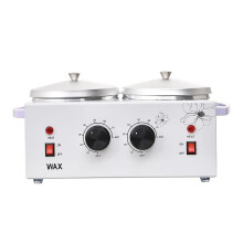 Electric Chocolate Melting Pot With Manual Control, 2 Non-Stick Pots, Chocolate Tempering Machine For Candy Making