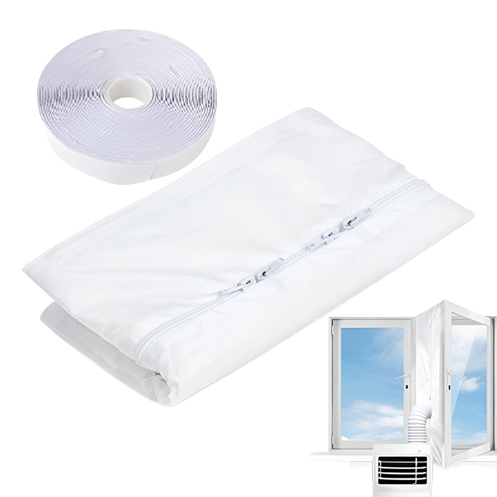 Air Conditioner Window Seal Kit Portable Ac Window Vent Kit Tumble Dryer Window Seal Set Vent Hose With Double Closure 9354506011925