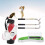 Golftasche, Stifthalter mit Uhr, Kartenetui-Set 9