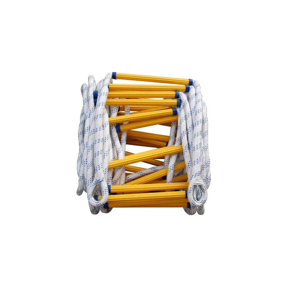 Fire Escape Ladders Flame-Resistant Emergency Rope Ladder Portable With Anti-Skid Rungs 30M/98.4Ft For Kids And Adults 9084446158694