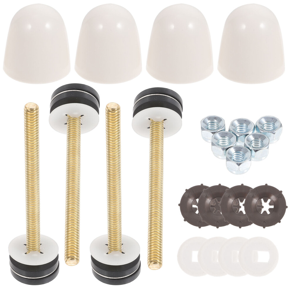 Toilet Floor Bolt Seal Screw Gasket Cap Set For Toilet Tank 3311939676165