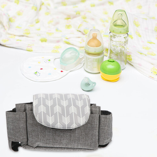 1 universal kindersitztasche mit wickelorganizer für kinderwagen 2