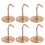 10 Pcs Hooks Mounted On Wall Round Hook 9x7.5cm Golden 3
