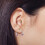4 oorbellen hoefijzer septumring bone ring sieraden 6