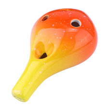 Beginners Keramische Ocarina Oranje 6 Gaten Muziekinstrument